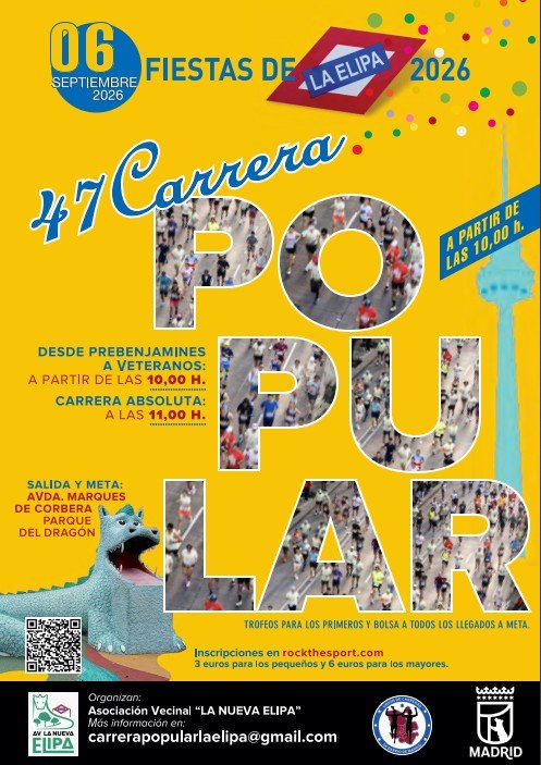 47 Carrera Popular Fiestas de La Elipa Logo