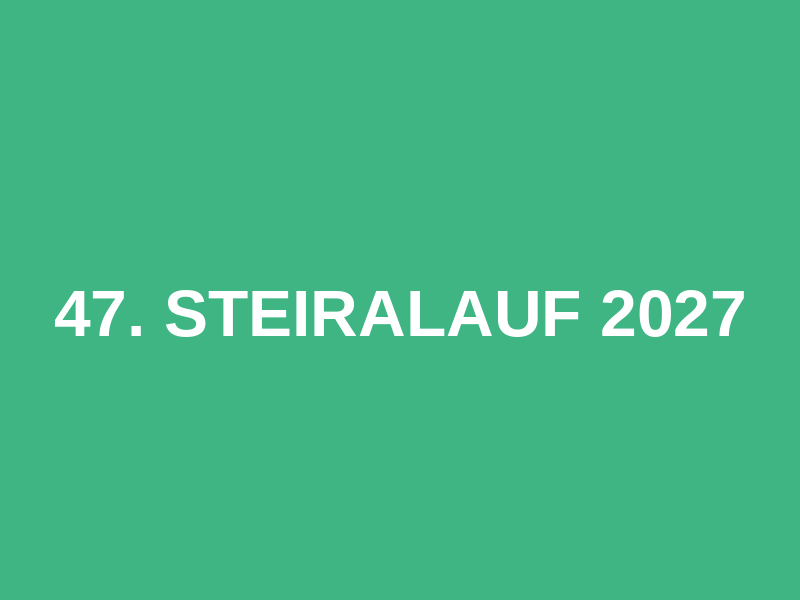 47. Steiralauf 2027 Logo