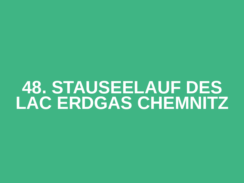 48. Stauseelauf des LAC Erdgas Chemnitz Logo