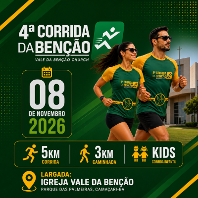 4º Corrida Vale Da BenÇÃo Logo