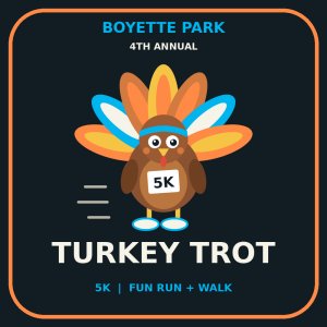 4th Annual Boyette Park Turkey Trot Logo