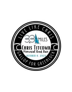 4th Annual Chris Titcomb Memorial 3.34 Mile Road Race Logo