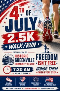 4th of July 2.5K Fun Walk/Run