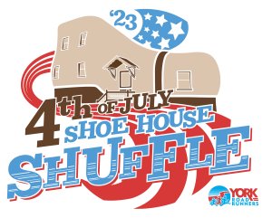 4th of July Shoe House Shuffle Logo