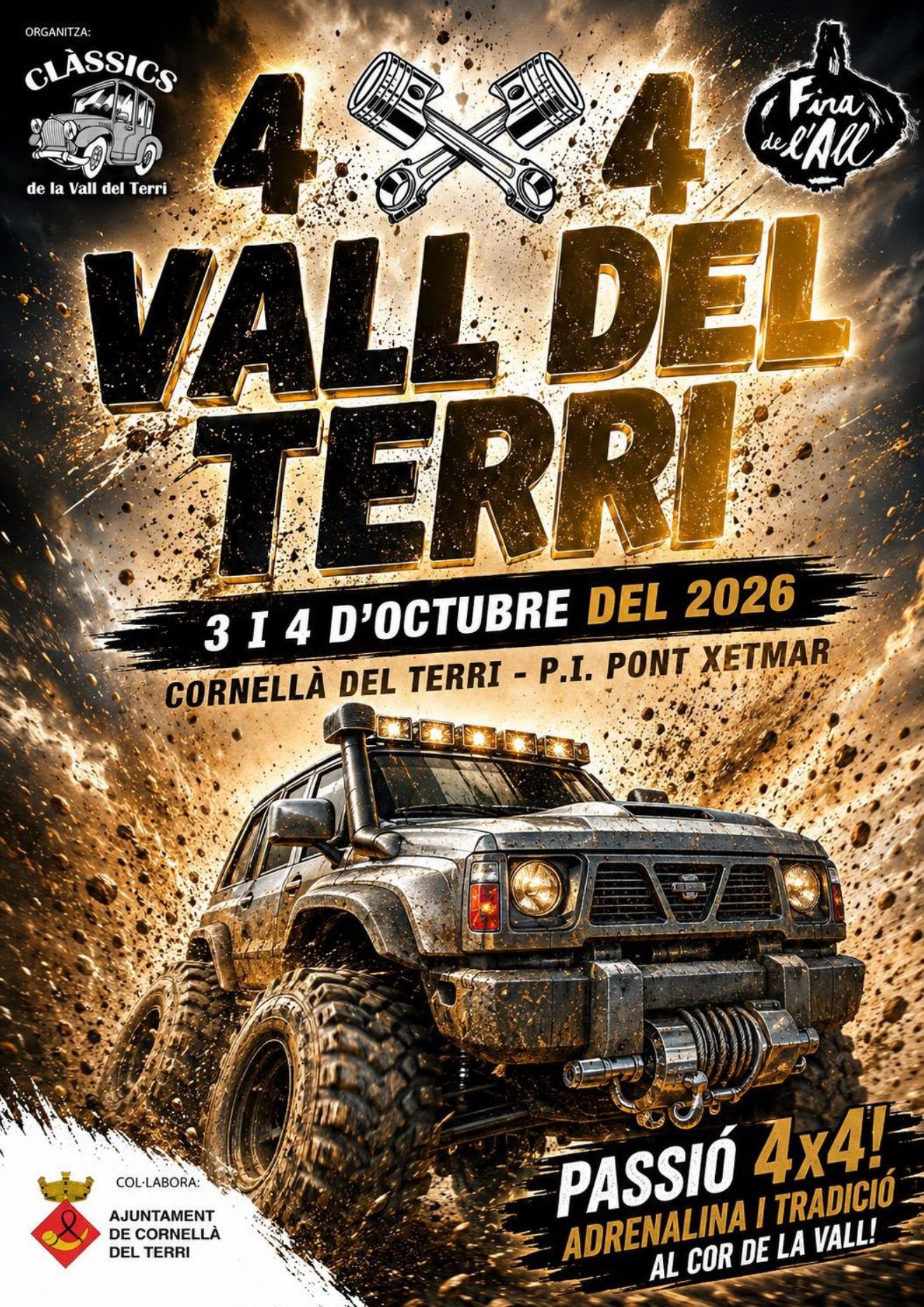 4x4 Vall del Terri 2026 Logo