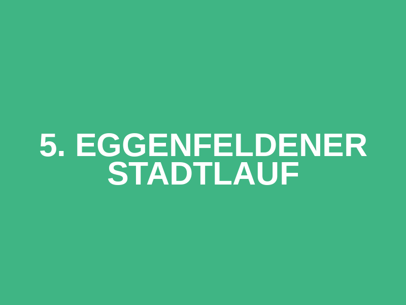 5. Eggenfeldener Stadtlauf