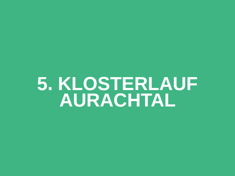 5. Klosterlauf Aurachtal Logo