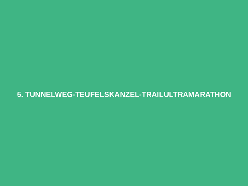 5. Tunnelweg-Teufelskanzel-TrailUltramarathon Logo