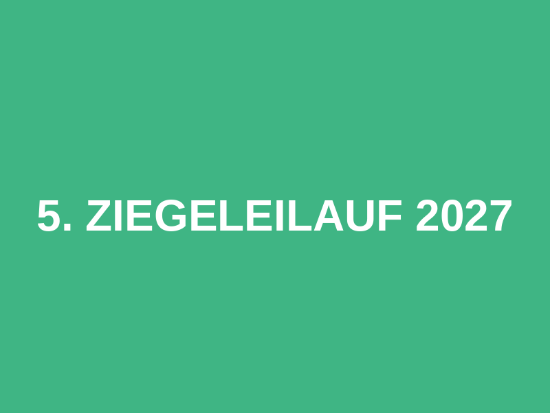 5. Ziegeleilauf 2027 Logo