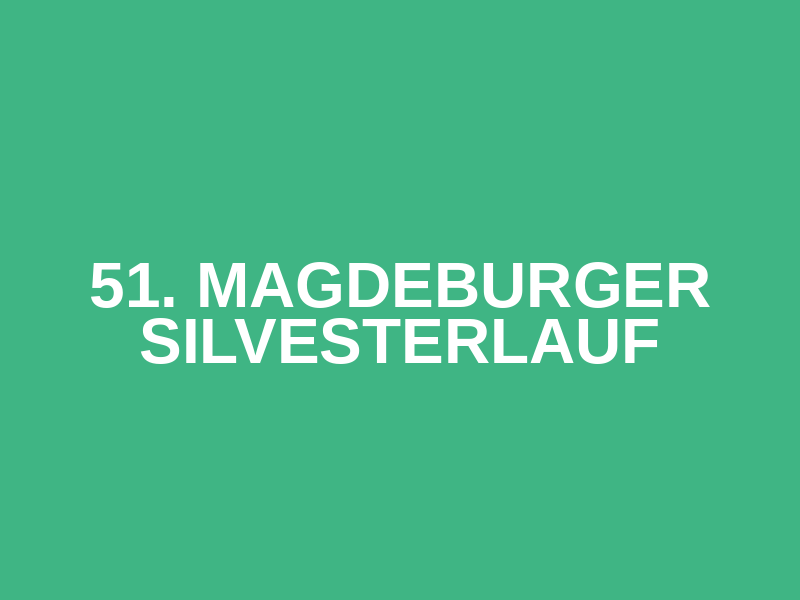 51. Magdeburger Silvesterlauf Logo