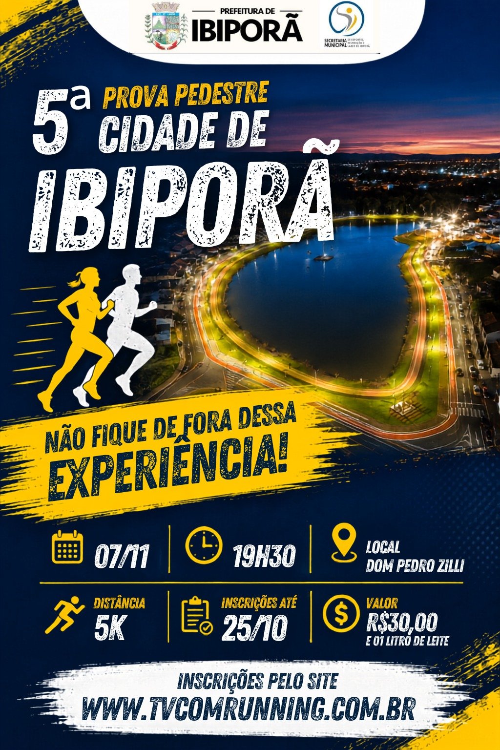 5ª PROVA PEDESTRE CIDADE DE IBIPORÃ PR Logo