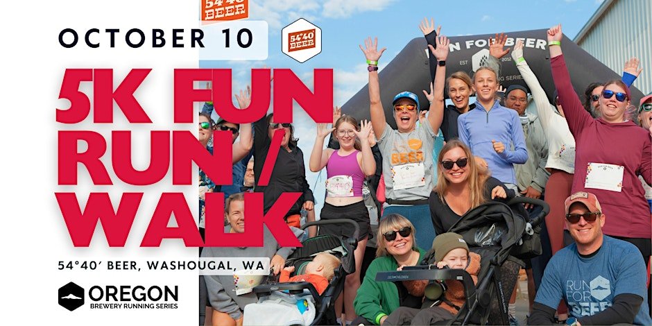5k Beer Run - 54°40′ Beer | 2026 OR Brewery Running Series