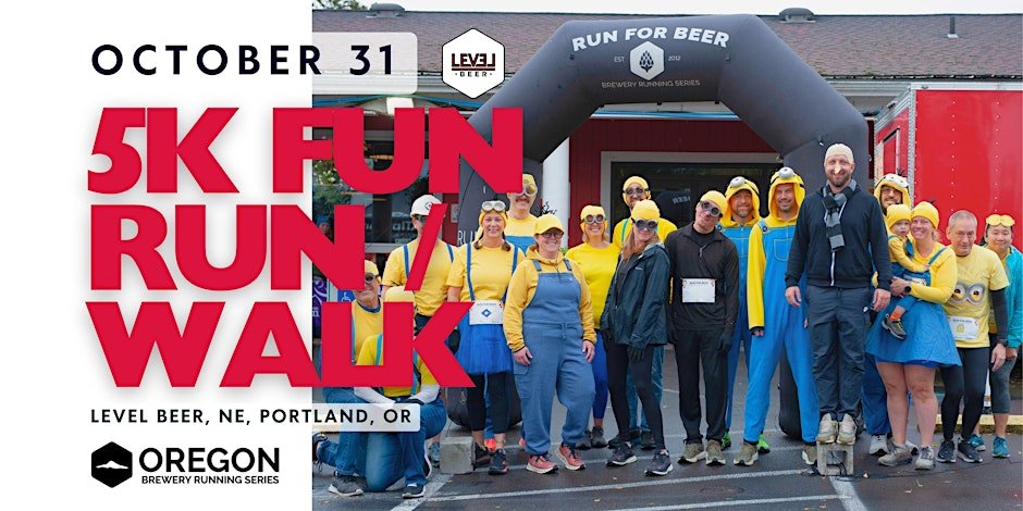 5k Beer Run - Level Beer (Level 1) | 2026 OR Brewery Running Series