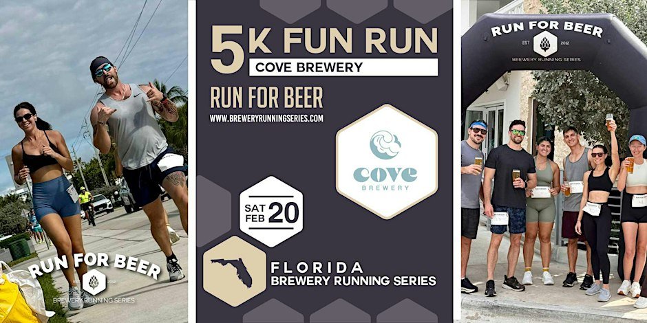 5k Beer Run x Cove Brewery | 2027 Florida Brewery Running Series