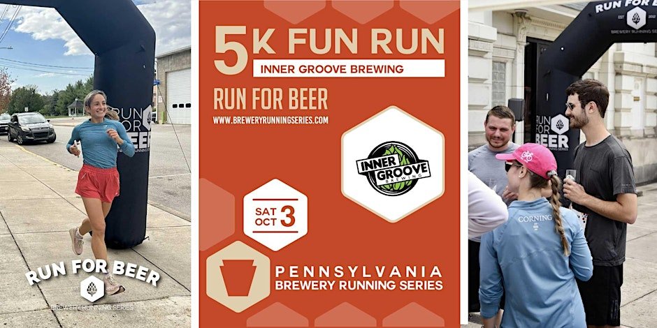 5k Beer Run x Inner Groove | 2026 PA Brewery Running Series