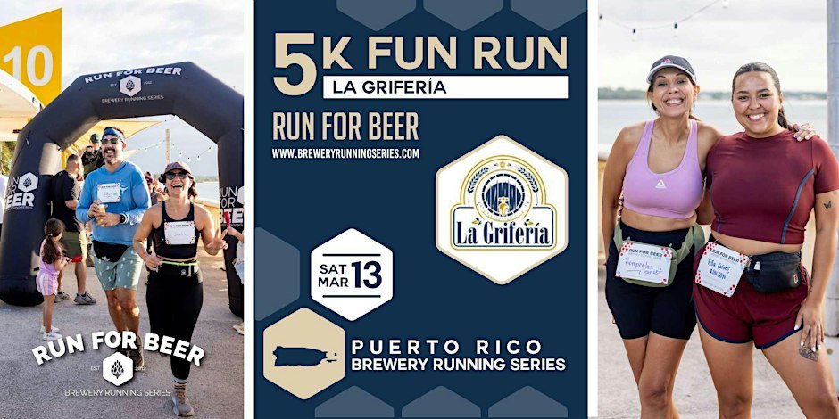 5K Beer Run x La Grifería | 2027 PR Brewery Running Series Logo