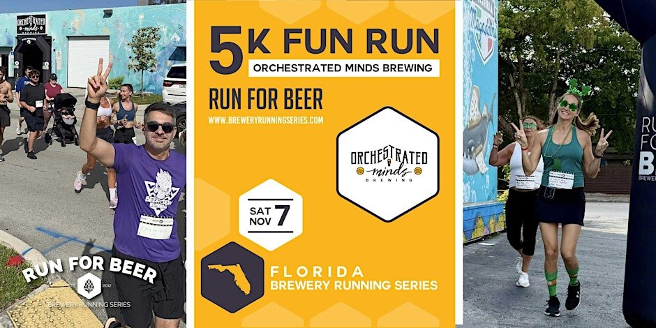 5k Beer Run x Orchestrated Minds | 2026 Florida Brewery Running Series