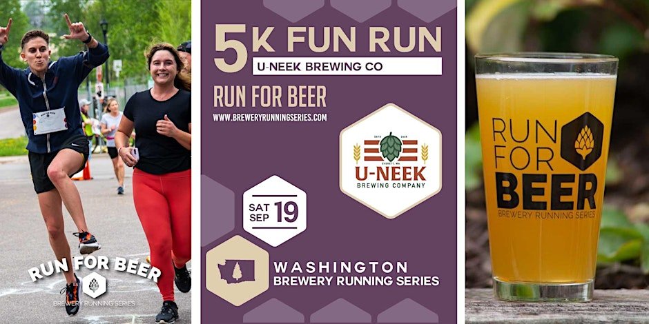 5k Beer Run x U-Neek Brewing| 2026 WA Brewery Running Series