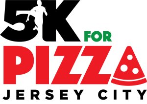 5K for Pizza: Jersey City Logo