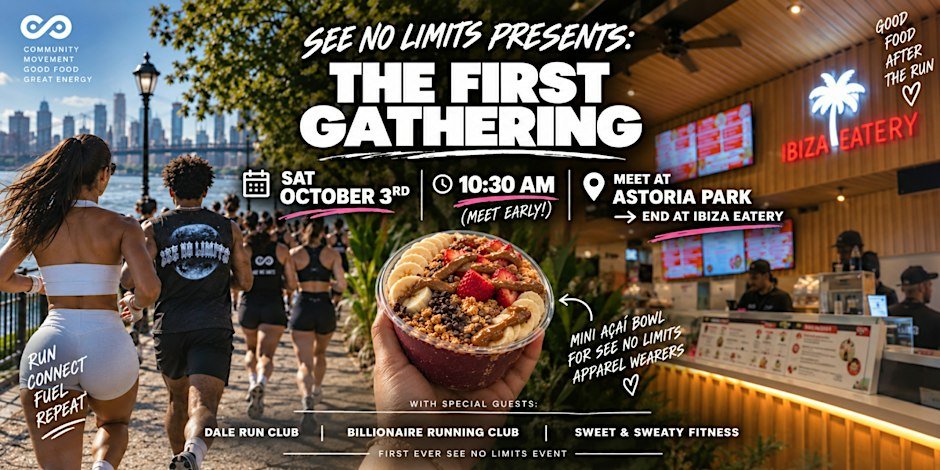 5k Fun Run, Acaì & Social | See No Limits First Gathering Logo