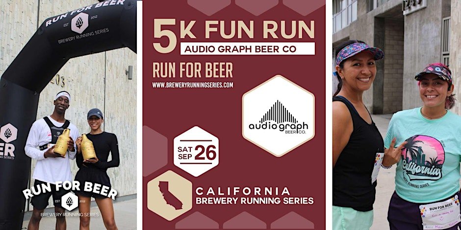 5k Fun Run at Audio Graph Beer Co | 2026 CA Brewery Running Series