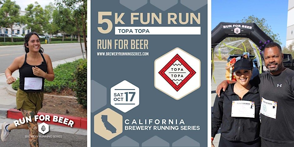 5k Fun Run at Topa Topa Brewing Co | 2026 CA Brewery Running Series