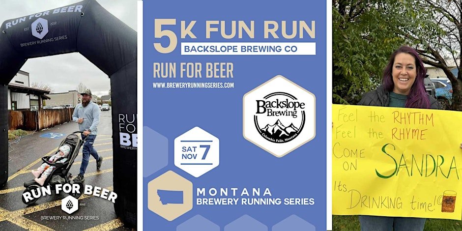 5k Fun Run x Backslope Brewing| 2026 Montana Brewery Running Series