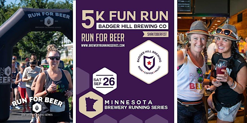 5k Fun Run x Badger Hill Brewing Co | 2026 MN Brewery Running Series