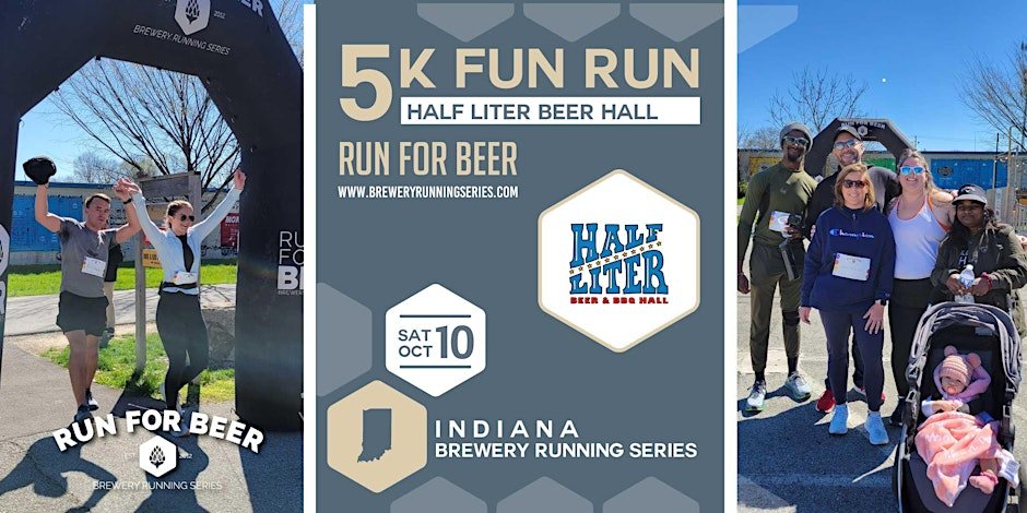 5k Fun Run x Half Liter | 2026 Indiana Brewery Running Series