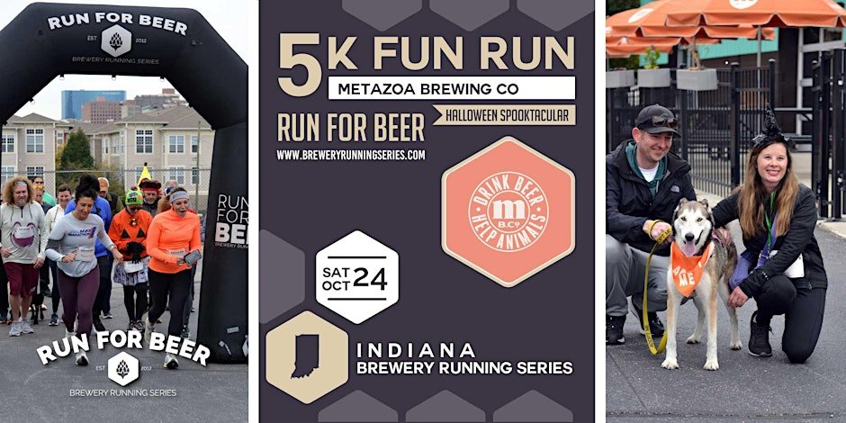 5k Fun Run x Metazoa Brewing | 2026 Indiana Brewery Running Series (21+)
