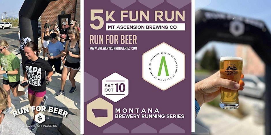 5k Fun Run x Mt Ascension Brewing| 2026 Montana Brewery Running Series