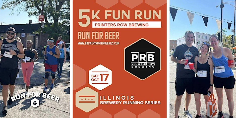 5k Fun Run x Printer's Row Brewing | 2026 IL Brewery Running Series