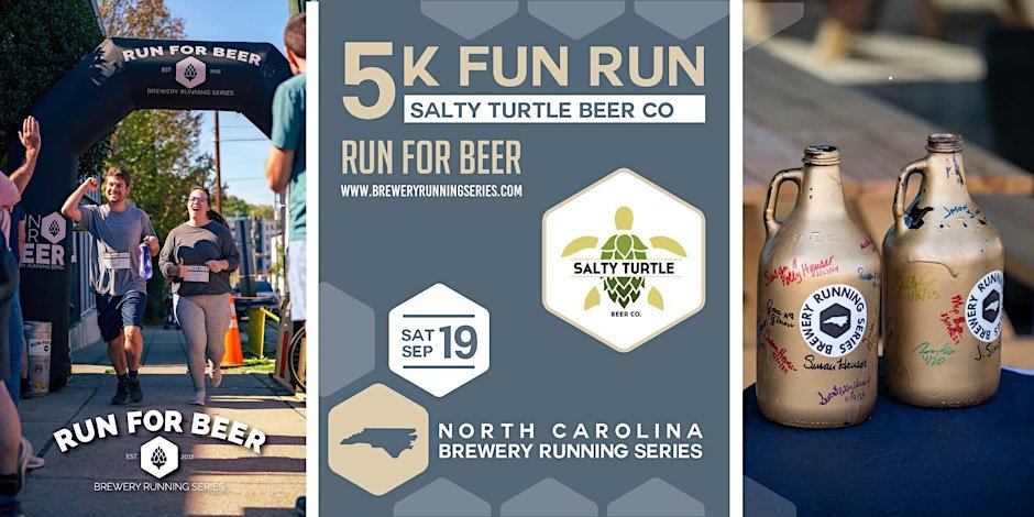 5K Fun Run x SALTY  TURTLE BREWING CO. | 2026 NC Brewery Running Series