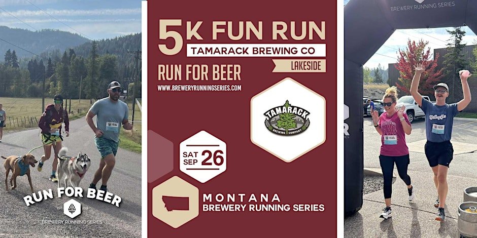 5k Fun Run x Tamarack Brewing | 2026 Montana Brewery Running Series