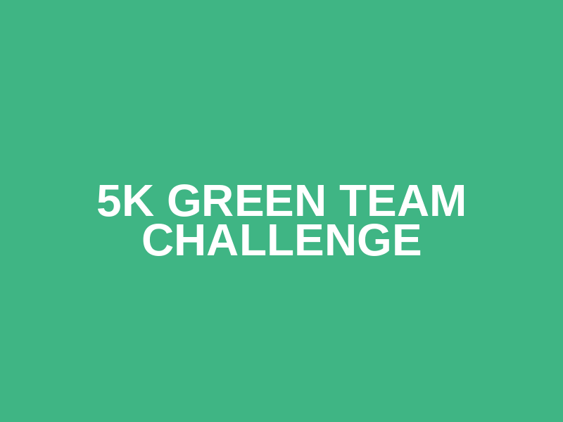 5K Green Team Challenge Logo
