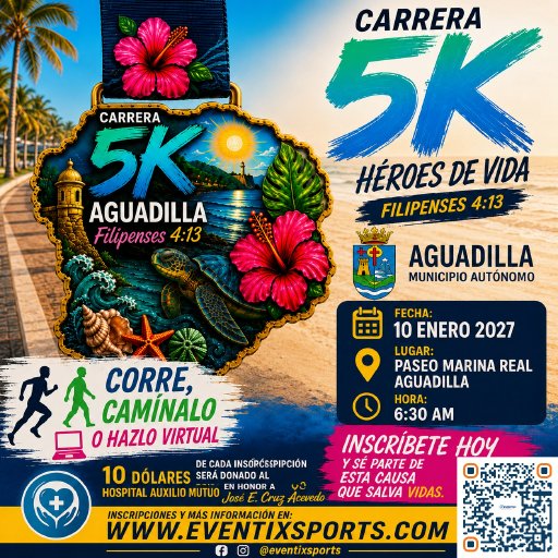 5K HÉROES DE VIDA Logo
