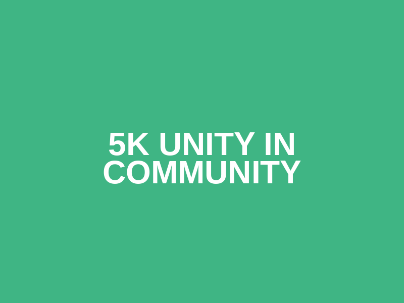 5K Unity in Community Logo