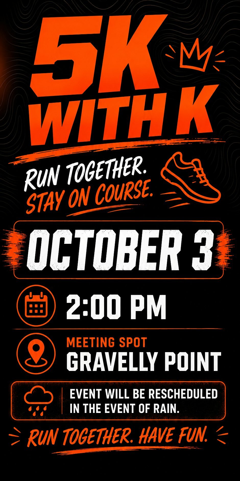 5K with K Logo