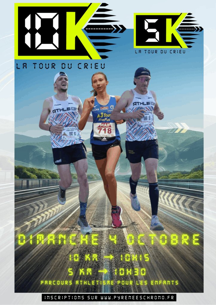 5km et 10km de l’Ariège Logo