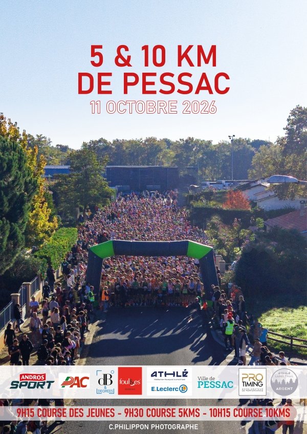 5km et 10km de Pessac Logo