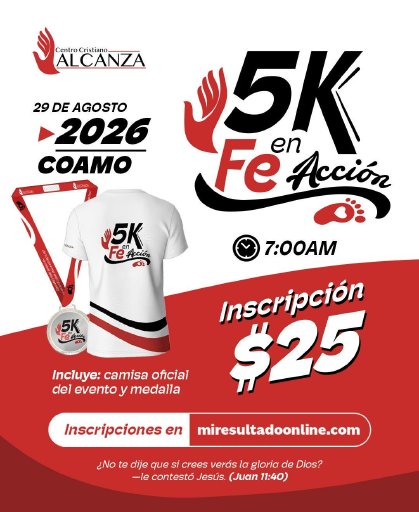 5km Fe en Acción Logo
