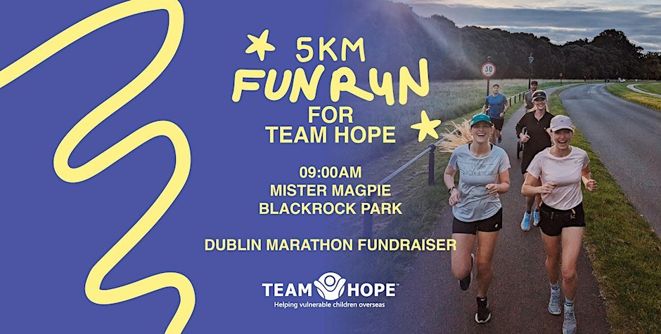 5km Fun Run for Team Hope Logo