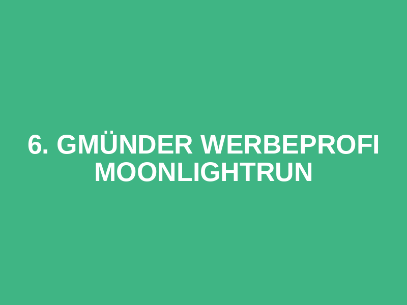 6. Gmünder Werbeprofi Moonlightrun