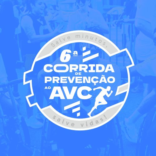 6ª CORRIDA DE PREVENÇÃO AO AVC Logo