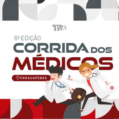 6ª Corrida dos Médicos Logo