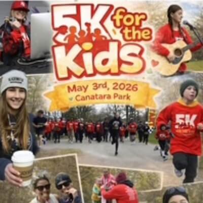 6th Annual 5k for the Kids Logo