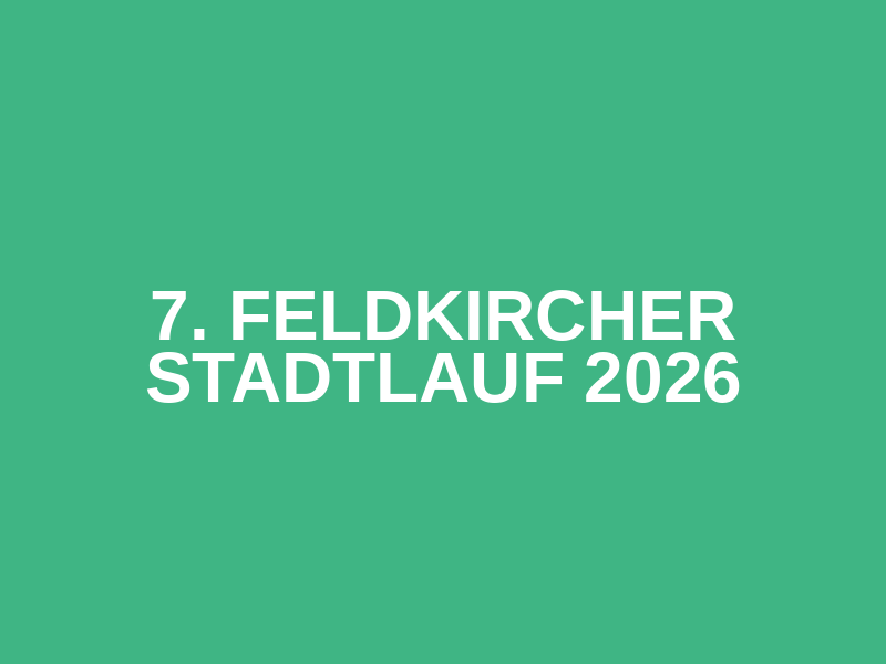 7. Feldkircher Stadtlauf 2026 Logo