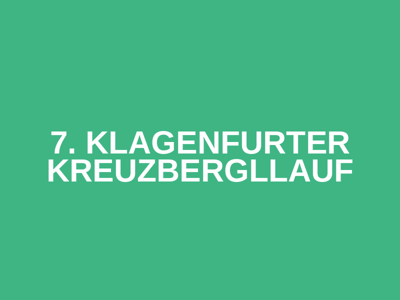 7. Klagenfurter Kreuzbergllauf Logo