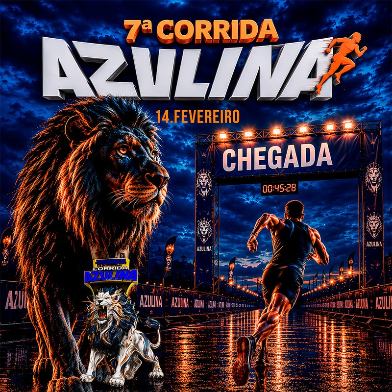 7ª Corrida Azulina 2027 Logo