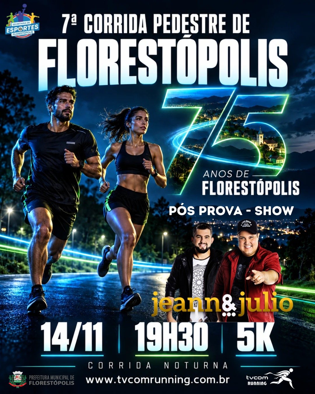 7ª CORRIDA PEDESTRE DE FLORESTÓPOLIS PR